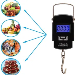 Glancing Portable Hanging Luggage Weight Machine Digital for Weighing Household Items Weighing Scale image 5