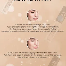 lakyou beauty Concealer & Corrector Flawless Coverage & Color Correction with Matte Finish Concealer image 5