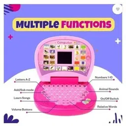truom Children Learning Laptop Kids Pre-School Tablet Educational Computer Game toy image 2