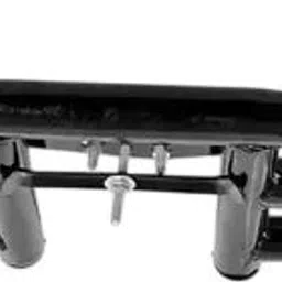 imad trading Universal Heavy Duty 3 Rod Leg Guard | Double Coated Metal | Black Finish Bike Leg Guard image 4