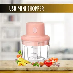 livesta Chopper (Electric Rechargeable Chopper) for Kitchen Vegetable Garlic Onion A133 Electric Vegetable & Fruit Chopper-picture-23