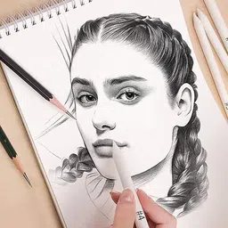 qalam kaari Professional Drawing, Sketching Pencil Set for drawing sketching, blending Pencil image 3