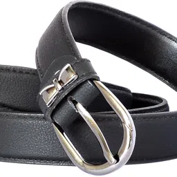 loopa Women Casual Black Synthetic Belt image 3