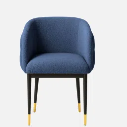 trevi furniture Bella Fabric Lounge Chair In Denim Blue Colour image 4