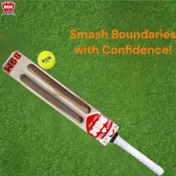 bsm Blade X Red Elite Bat For Hard/Soft Tennis Ball Poplar Willow Cricket Bat For 15+ Yrs image 4