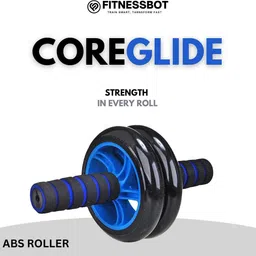 fitnessbot CoreGlide Ab Roller Wheel for Abs, Core and Upper Body Training Ab Exerciser image 1