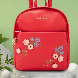 caprese Small 9 L Backpack Erica Fashion Backpack for Women Ideal for Daily & College Use (M-Maroon)-picture-11