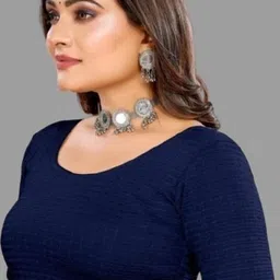 priyanka textiles Round Neck Women Blouse image 4