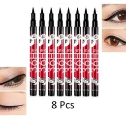 jollity Beauty Water & Smudge Proof 36 Hour Long Lasting Liquid EyeLiner Pack of 8 20 g-picture-10