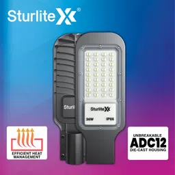 sturlite Asteor 36W LED Street Light - (Pack of 2) (L-G-0060-36W) Flood Light Outdoor Lamp image 4