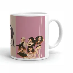 Mr UVD White & Pink Graphic Printed Ceramic Mug 350 ml-picture-26