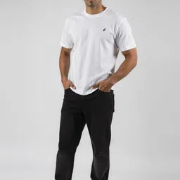 Basixx Men Straight Fit Mid-Rise Light Fade Cotton Jeans image 2