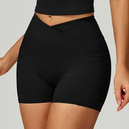 LULU & SKY Women Ruched High-Waist Sports Tights image 4