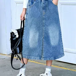 LULU & SKY A-line Midi Skirt-picture-48