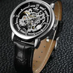 FORSINING Men Dial & Leather Straps Analogue Automatic Motion Powered Watch TWW_WRG8173M3S1 image 5