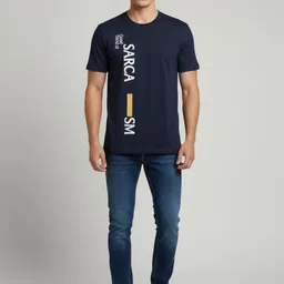 FASHIUM Men Typography Printed T-shirt image 2