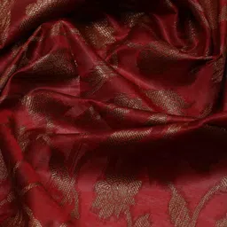 Meena Bazaar Art Silk Unstitched Dress Material image 5