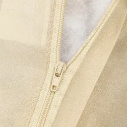 NISRAG HOME Grey & Beige Velvet Rectangle Cushion Covers image 4