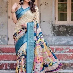 MAHARANI COUTURE Ethnic Jamdani Saree image 3