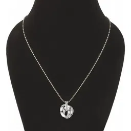 Utkarsh Silver-Plated Geometric Pendants with Chains image 4