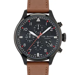 Ted Baker Men Dial & Leather Straps Analogue Watch BKPFMF4069I image 1