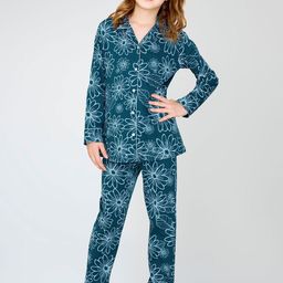 Zeyo Girls Floral Printed Pure Cotton Night suit-picture-41