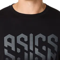 ASICS Hex LS Men Typography Printed T-shirt image 5