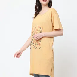 ONE SKY Women Floral Printed Pockets 1 T-shirt image 2