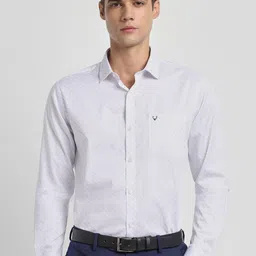 Allen Solly Men Cotton Printed Regular Fit Spread Collar Casual Formal Shirt-picture-11