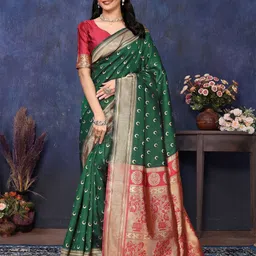 sareyavella Woven Design Zari Banarasi Saree-picture-37