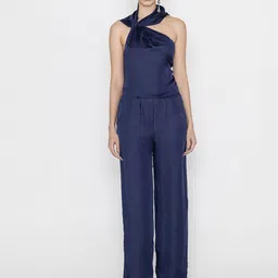 Contemponari Modal Halter Neck Basic Jumpsuit image 1