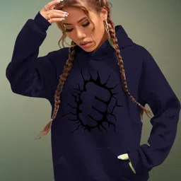 LECOWAR Women Graphic Printed Hooded Sweatshirt-image-53