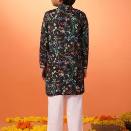 BAESD Boys Floral Printed Regular Kurta with Trousers image 3
