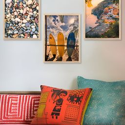 Kotart Blue & Yellow 3 Pieces Beach Wooden Wall Arts-picture-3