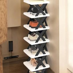 Go Hooked 7-Tier Durable Plastic Organizer lightweight Storage Shoe Rack-picture-28