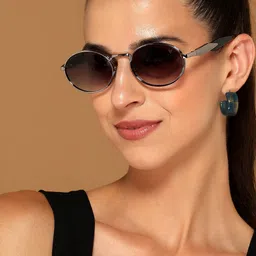 Voyage Women Oval Sunglasses with UV Protected Lens A3173WMG6891-picture-30
