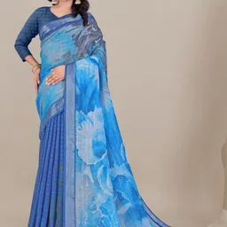 PAYAL CREATION Floral Printed Bandhani Saree-picture-19