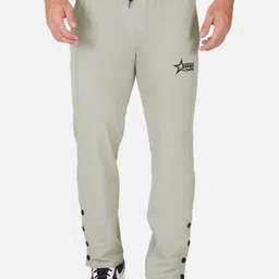 SYFKO Men Brand-Logo Embroidered Mid-Rise Track Pants-picture-31