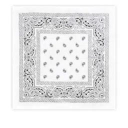 Navkar Crafts Unisex Pack of 2 Blue & White Bandana Headband image 4