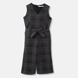 ELLE Girls Checked Basic Jumpsuit-picture-12