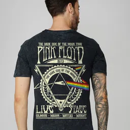 Crazymonk Men Printed Applique T-shirt-picture-25