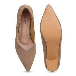 Shezone Women Pointed Toe Block Heel Pumps image 4