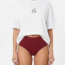 FiveFlag Pack of 6 Combed Cotton Mid-Rise Hipster Briefs image 5