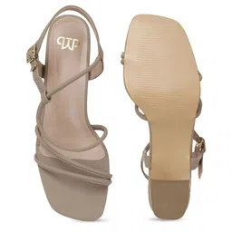 THE WHITE POLE Women Block Sandals with Bows image 3