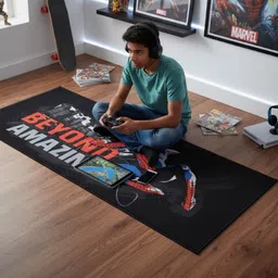 Athom Living Spiderman Cartoon Characters Anti-Skid Runner Carpet image 5