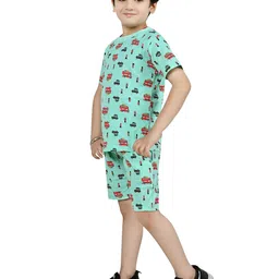 BAESD Boys Printed T-shirt with Shorts image 4