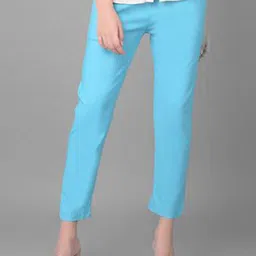 Comfort Lady Women Regular Fit High-Rise Trousers-image-87