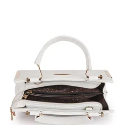 LADY QUINTON Self Design PU Structured Handheld Bag image 3