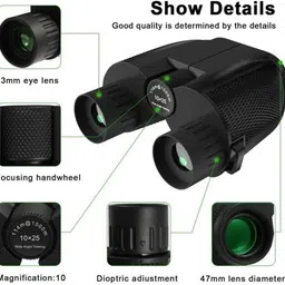 FlyKonix Professional 10x25 Binoculars with BAK4 Prism & FMC Optics Binoculars-picture-17