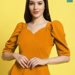 Metronaut Women Pack Of 2 Sweetheart Neck Crop Top-image-51